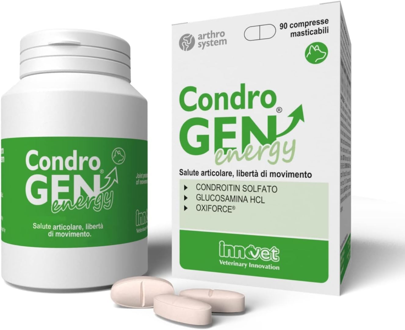Condrogen Energy integratore articolare per cani attivi Innovet