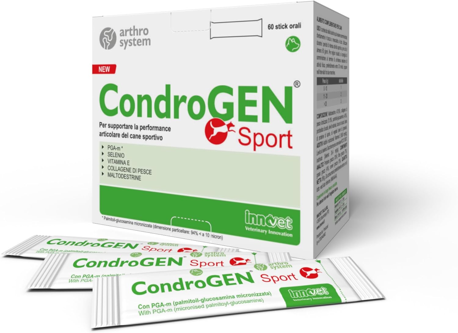 Condrogen Sport integratore articolare per cani atleti Innovet